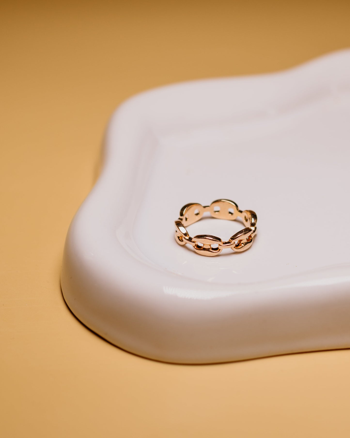 Chaîne Ring | 18kt 3-Micron Gold-Plated