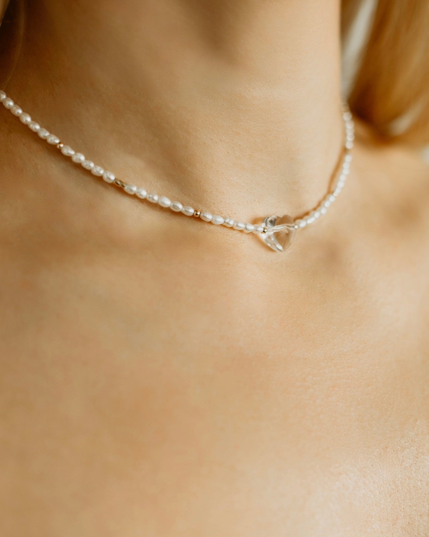 Aimee | Pearl & Swarovski Necklace
