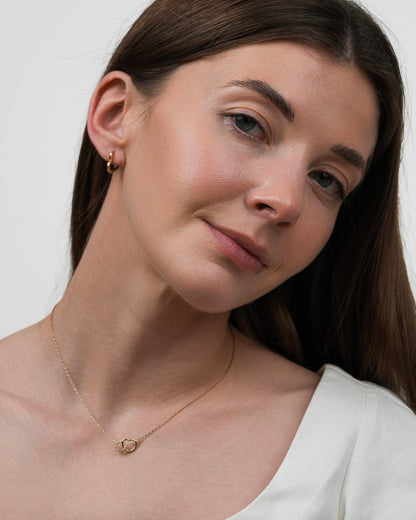 Boucles d’oreilles Cœur | Plaqué Or 18 carats 3 Microns