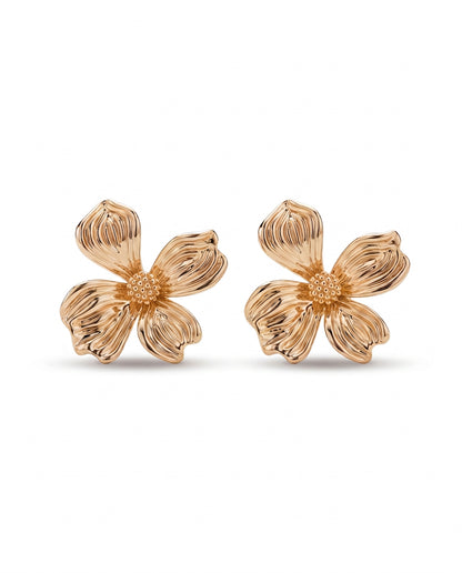 Boucles d’oreilles puces Flore
