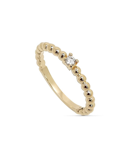 Gemma Ring | 18kt 3-Micron Gold-Plated