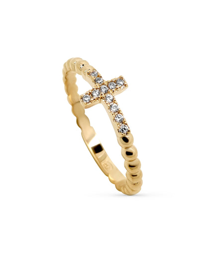 Faith Ring | 18kt 3-Micron Gold-Plated