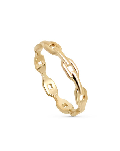 Nexus ring | 18kt 3-Micron Gold-Plated