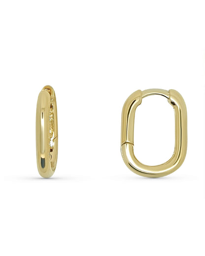 Apex Hoop Earrings | 18kt 3-Micron Gold-Plated