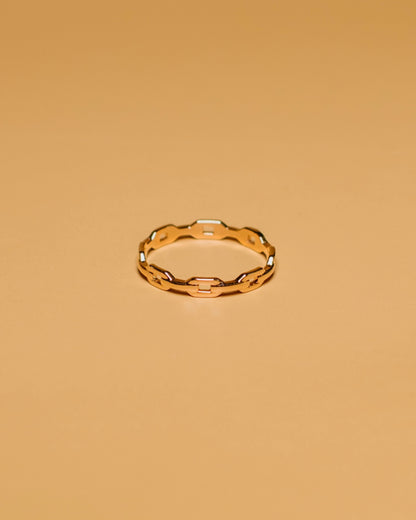 Nexus ring | 18kt 3-Micron Gold-Plated