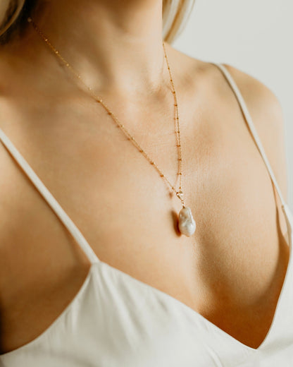 Soleil | Baroque Pearl Necklace
