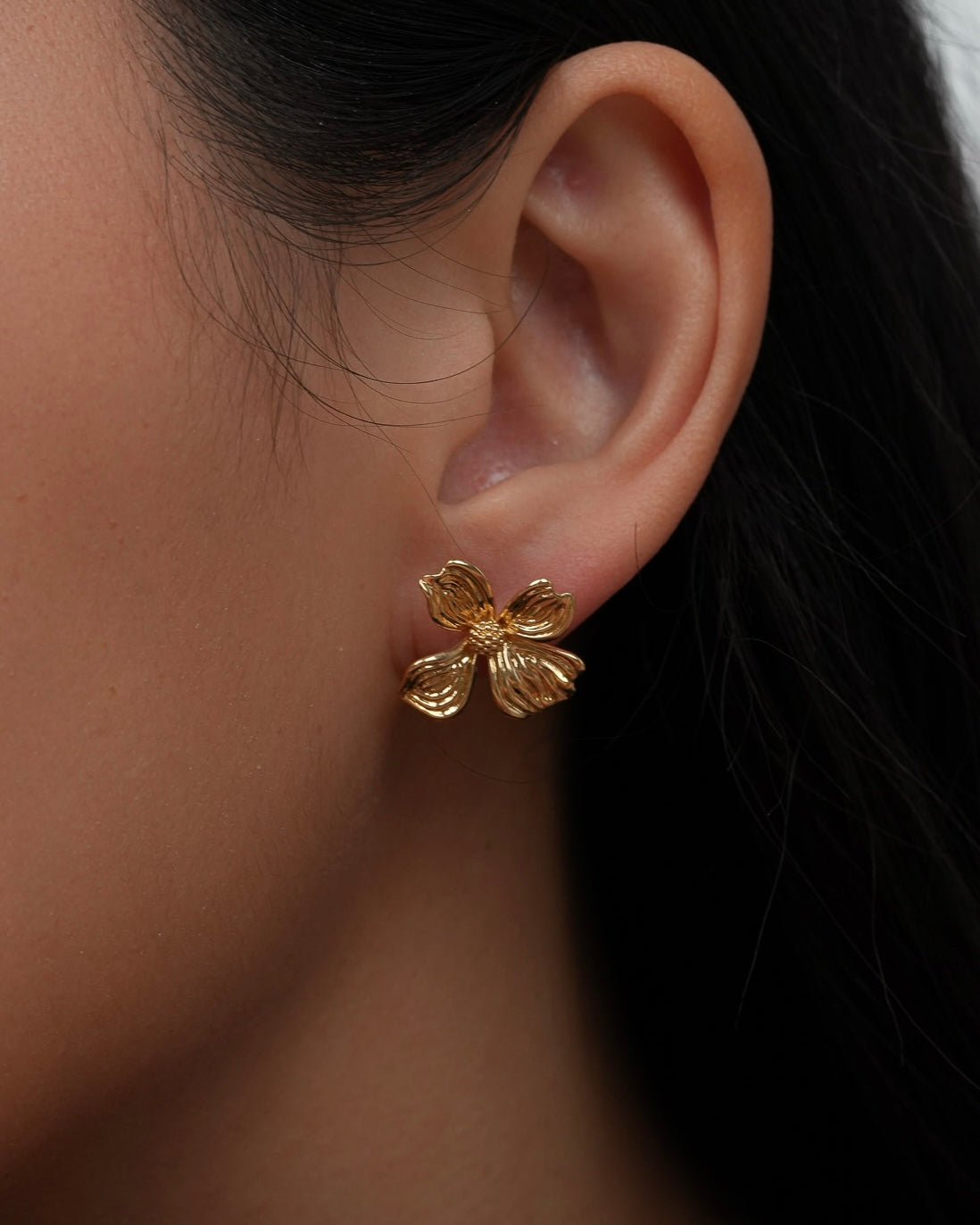 Boucles d’oreilles puces Flore