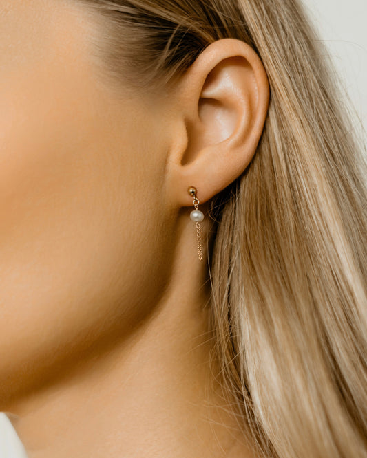 Lumière Stud Earrings | Gold-Filled