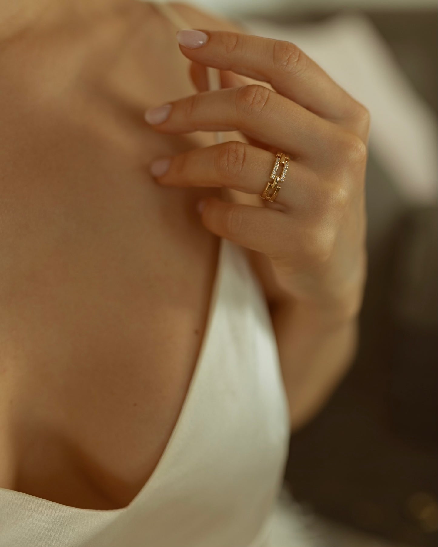 Circuit Ring | 18kt 3-Micron Gold-Plated