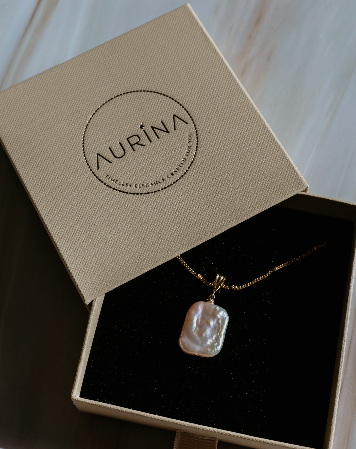 Nira | Pearl Medallion gold-filled Necklace