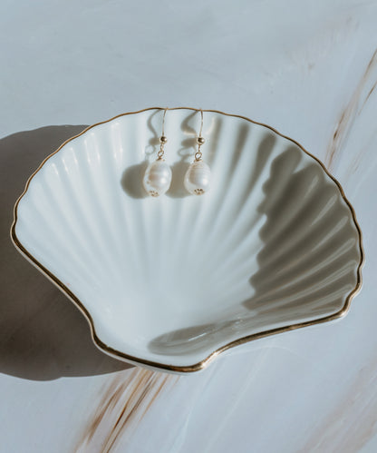 Aurora Earrings | Freshwater Pearl & Gold-Filled