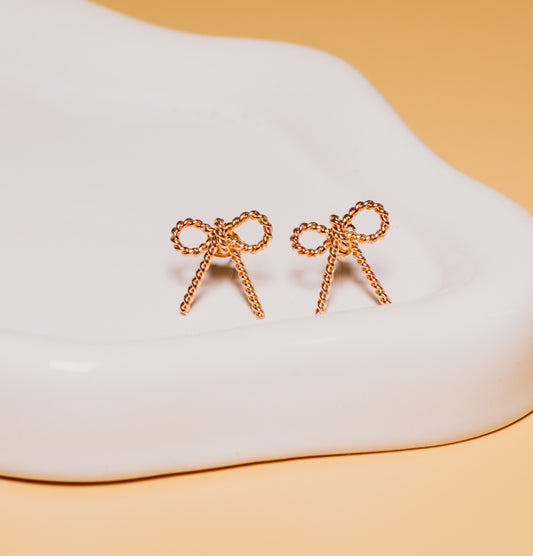 Noeud Earrings | 18kt 3-Micron Gold-Plated