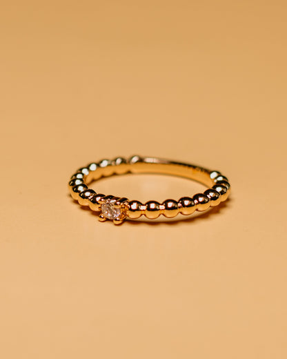 Gemma Ring | 18kt 3-Micron Gold-Plated