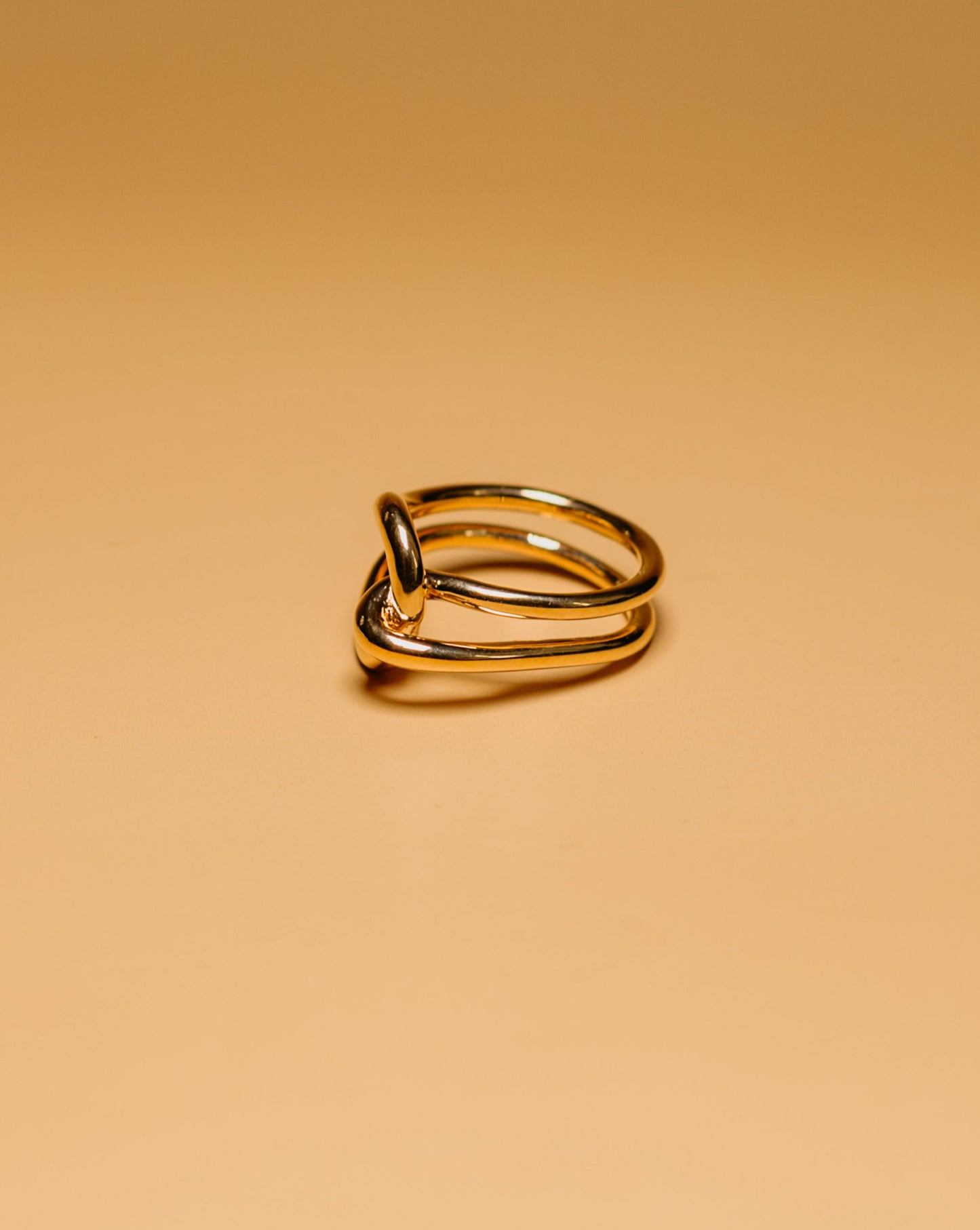 Interlock Ring | 18kt 3-Micron Gold-Plated