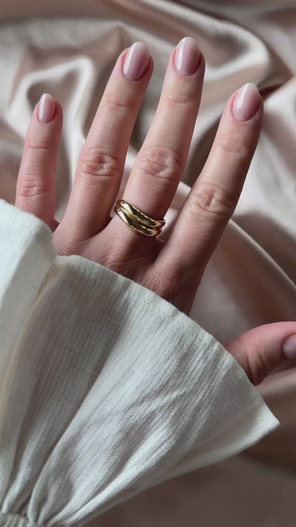 Harmony Ring | 18kt 3-Micron Gold-Plated